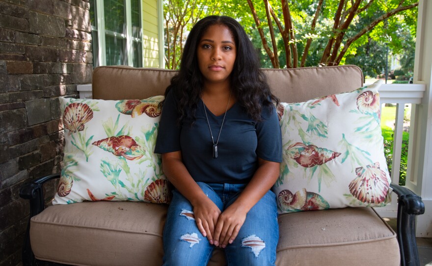 Laurel Homer at her home in Wilmington, N.C., on Aug. 24. Homer's father, LeRoy Homer, was the co-pilot of United Flight 93, and was killed in the crash just outside Shanksville, Pa.