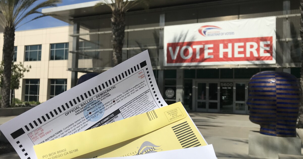 San Diego County Officials Say Over 837 000 Recall Ballots Returned So Far Kpbs Public Media