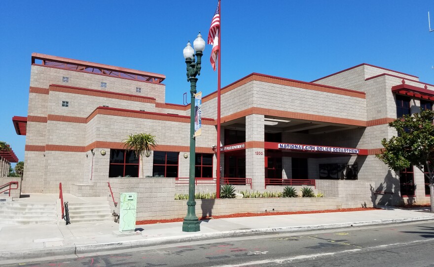 The National City Police Department on National City Boulevard, August 7, 2018.