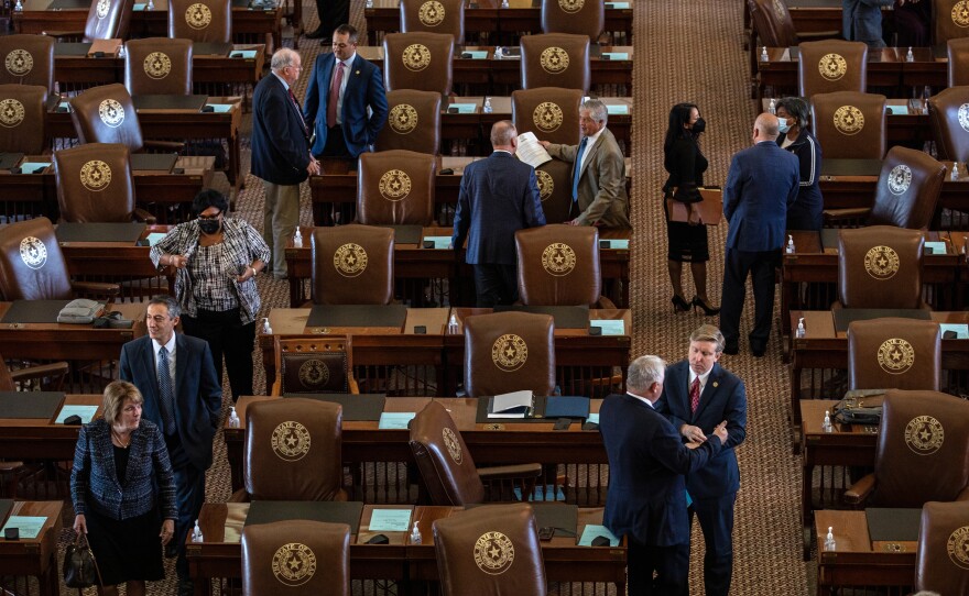Texas lawmakers face a tight schedule as they consider a bill that would enshrine Gov. Greg Abbott's ban on vaccine mandates into state law. The legislature is currently in its third special session, which expires next week.