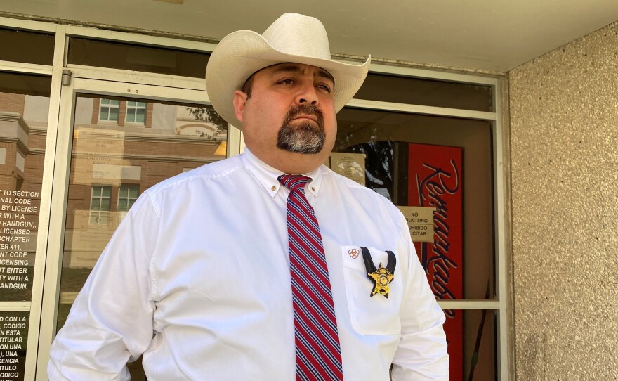 Zapata County Sheriff Raymudo Del Bosque says they used to have one car chase and bailout of unauthorized immigrants a week; now they have one a day.
