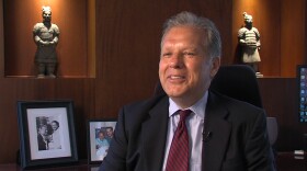 Gregory Vega, a former U.S. attorney for San Diego, defends U.S. District Judge Gonzalo Curiel against allegations of bias by Donald Trump in a case involving his defunct university, June 5, 2016. Vega and Curiel are childhood friends.