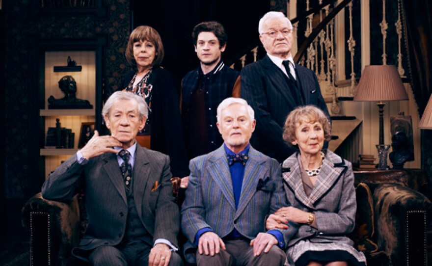 The cast: Ian McKellen as Freddie, Frances de la Tour as Violet, Iwan Rheon as Ash, Derek Jacobi as Stuart, Philip Voss as Mason and Marcia Warren as Penelope.