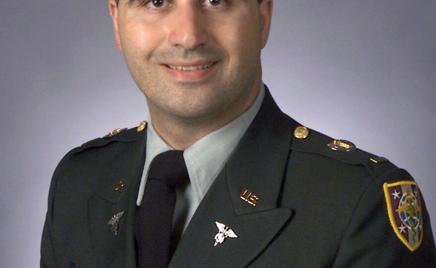 An undated handout photo of Maj. Nidal Hasan, who is accused of killing 13 people at Fort Hood, Texas, earlier this month.