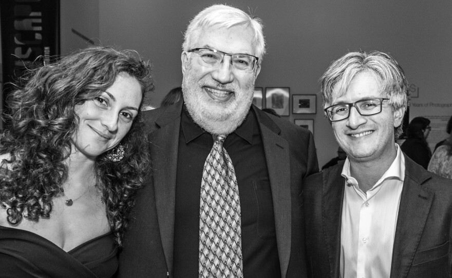 Diana Agostini, Victor Laruccia, and Antonio Iannotta at an event for the San Diego Italian Film Festival. Photo taken in 2018