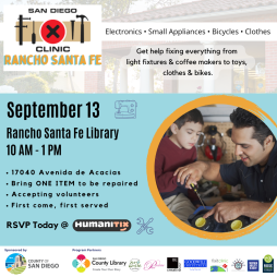 SD Fixit Clinic at Rancho Santa Fe