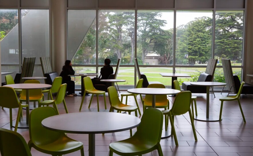 J. Paul Leonard Library at San Francisco State University in San Francisco on July 7, 2023.