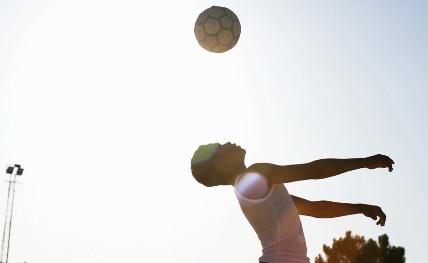 Players who headed a lot of balls — an average of 124 in two weeks — were three times more likely to get a concussion compared to soccer players who rarely headed.