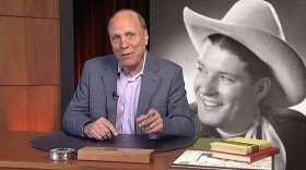Host Ken Kramer on the set of KEN KRAMER'S ABOUT SAN DIEGO. 
