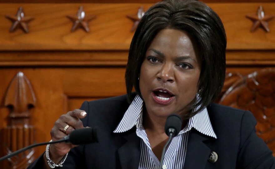 Rep. Val Demings said Sunday that leadership is needed right now but that she doesn't think the president can provide it.