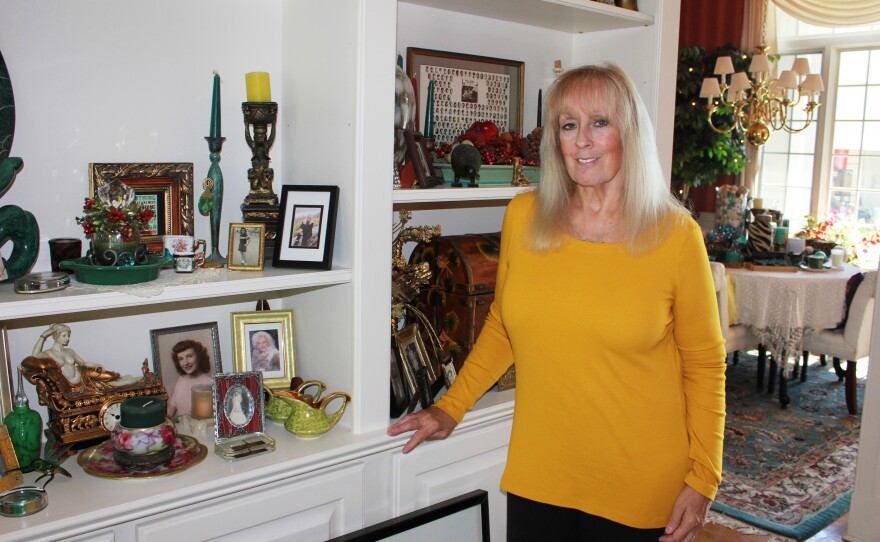Trump supporter Linda Caudill, standing in her Cincinnati home, calls lawmakers who've rescinded support for the Republican nominee "traitor Republicans."