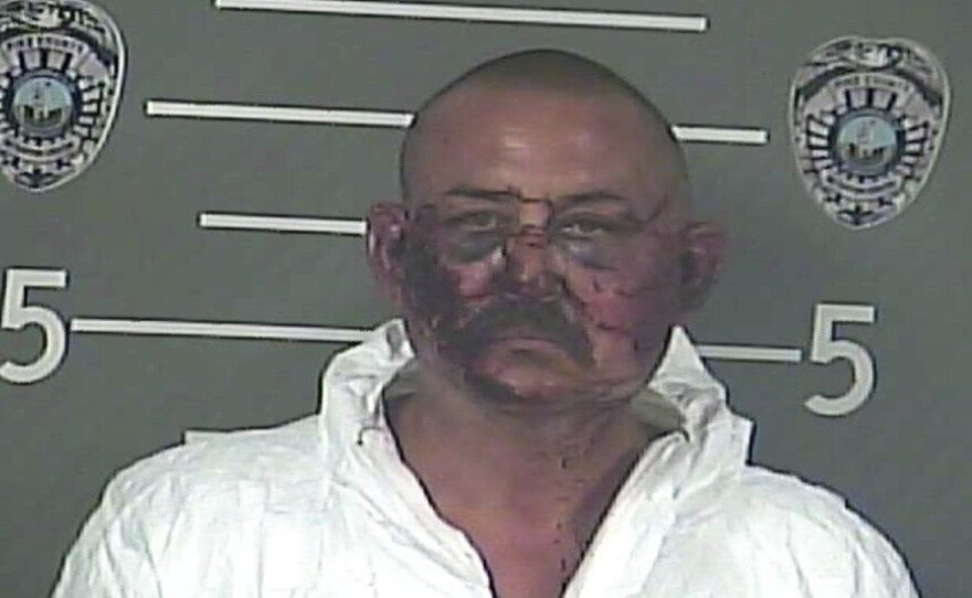 This booking photo provided by Pike County, Kentucky, jail shows Lance Storz. Two officers were killed when Storz. opened fire on police attempting to serve a warrant at a home in eastern Kentucky Thursday, June 30, 2022, authorities said.