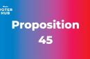 "Proposition 45" is shown over a blue to red gradient.