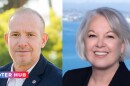 John Hemmerling and Kelly Anne Martinez, candidates for San Diego County Sheriff, are shown in these undated photos.