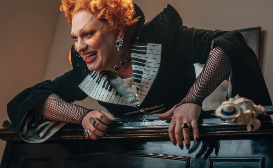 Jinkx Monsoon, winner of <em>Ru Paul's Drag Race</em>, plays Maestro on <em>Doctor Who</em>.