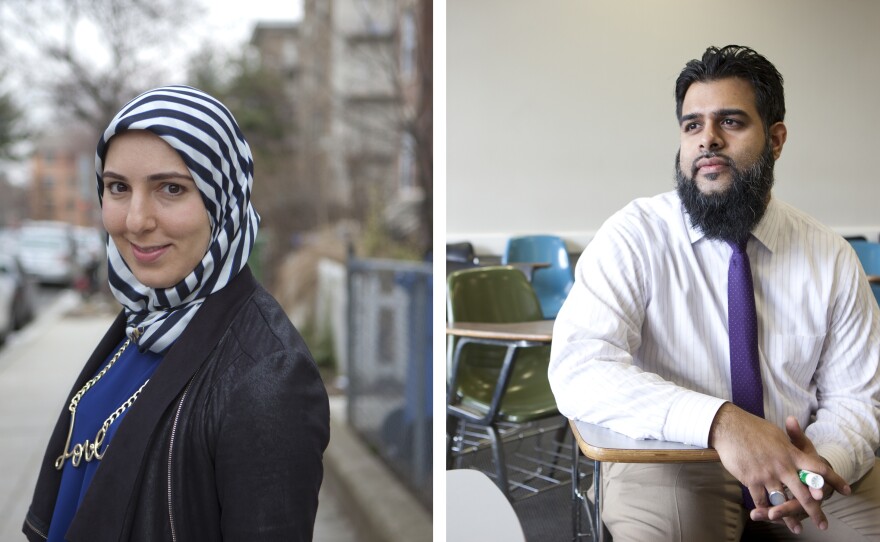 Yasmin Elhady (left); Meraj Allahrakha