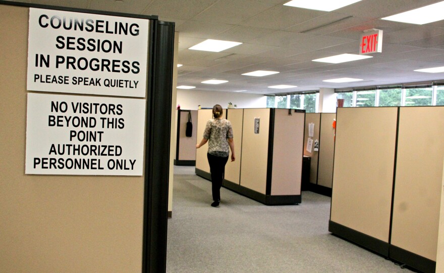 Vital Decisions, where counselors help terminal patients face end-of-life decisions, is a hushed place, filled with the murmur of soothing voices.
