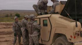 Training at Fort Hood.