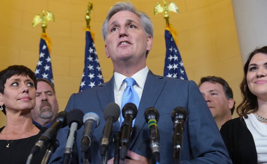 McCarthy shocked Washington by dropping out of the speaker's race on Thursday.