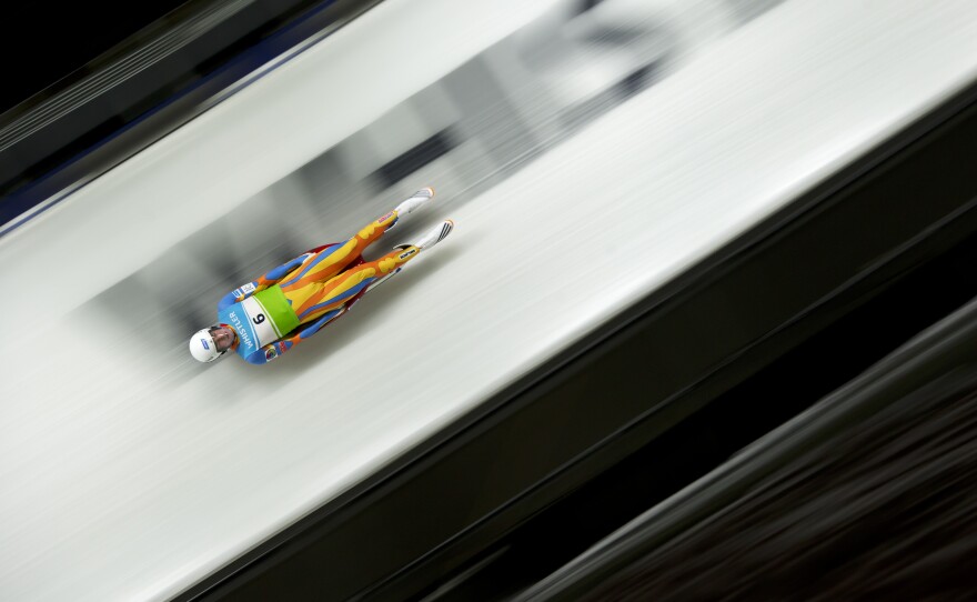 West took 11th place at the Luge World Cup in Whistler, British Columbia, in December.