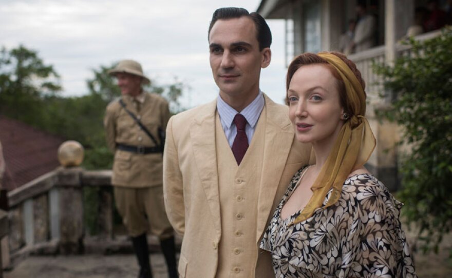 Henry Lloyd-Hughes as Ralph Whelan and Olivia Grant as Madeliene Mathers.