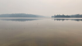 Camp Widjiwagan in Ely, Minn., was blanketed by wildfire smoke in July.
