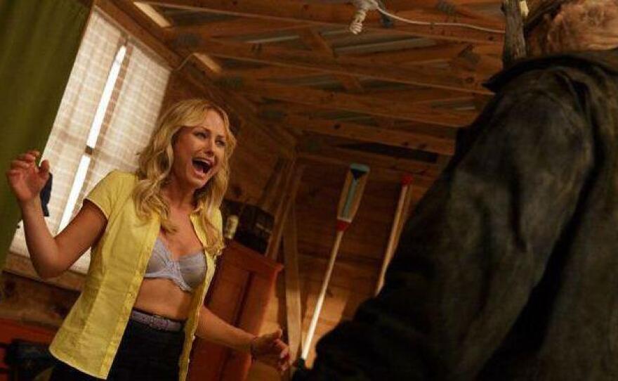 Malin Akerman stars as Nancy, a camp counselor who ends up facing a serial killer legend in "The Final Girls," the Day 11 pick for 30 Days of Streaming Horror.