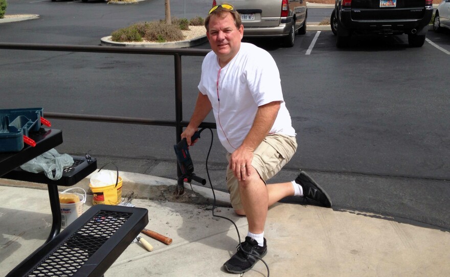 Lynn Eldredge works as a facilities manager for several fast-food restaurants in Utah. At 50, he has no benefits and no retirement savings.
