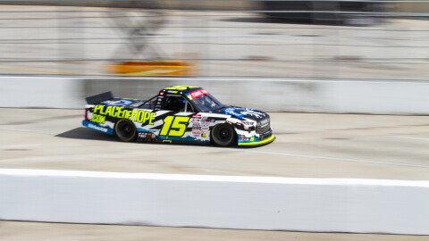 Can on the track at Green flag is raised as NASCAR San Diego Weekend kicks off at Naval Base Coronado on June 19, 2026.