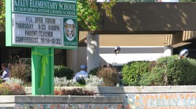 Kelly Elementary School welcomes back students and faculty with activities and counseling to help them cope emotionally and mentally following a campus shooting three days earlier, on October 11, 2010 in Carlsbad, Calif.
