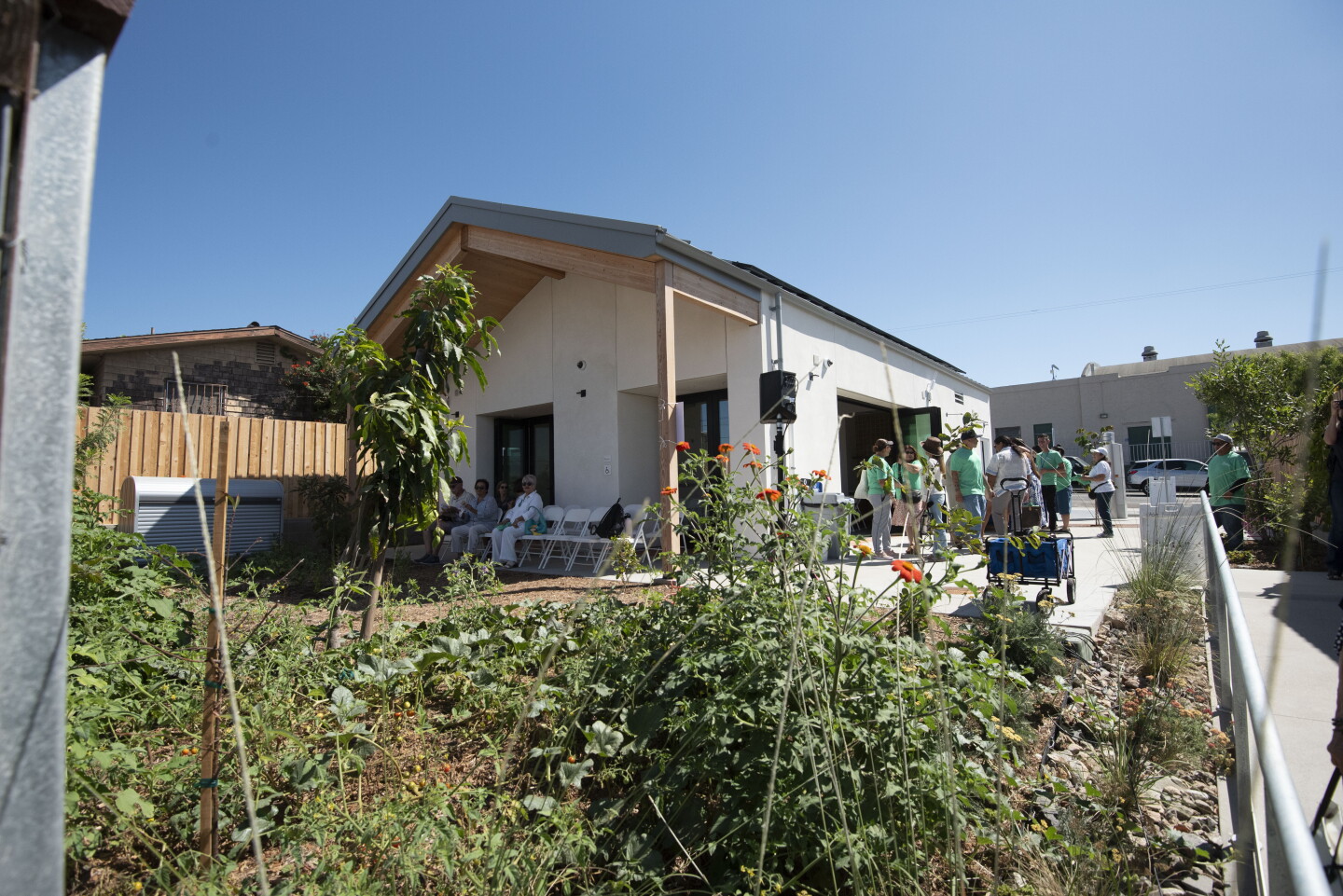 A view of the main building at La Semilla Community Resiliency Center is seen on Sept. 3, 2026.