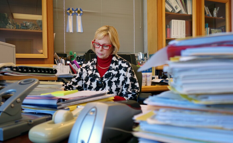 Marilyn Moores, a juvenile court judge in Indianapolis, says many case managers and court employees are feeling overwhelmed with the rising number of child welfare cases they're seeing.
