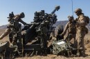 U.S. Marines with 1st Battalion, 11th Marine Regiment, 1st Marine Division, prepare to fire an M777 155mm howitzer during an artillery live-fire range as part of Cobra Fury 2-25 on Marine Corps Base Camp Pendleton, California, Sept. 11, 2025.  (U.S. Marine Corps photo by Cpl. Savannah Norris)