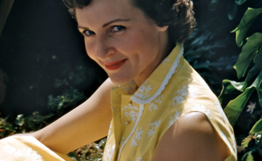 A rare 1954 color image of Betty White, who was already a beloved TV personality.