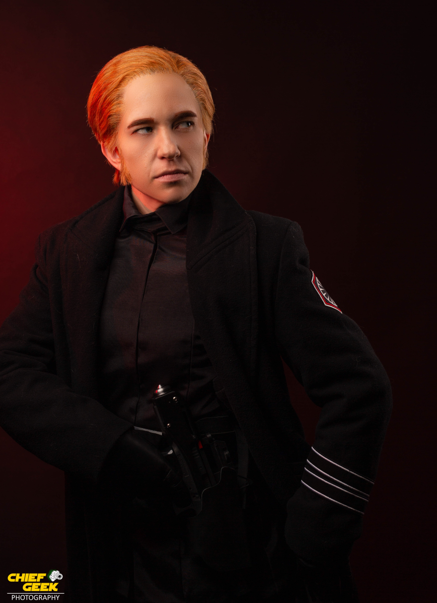 Lindsey Cepak as General Hux. She is also the Legion Executive Officer for the 501st Legions.