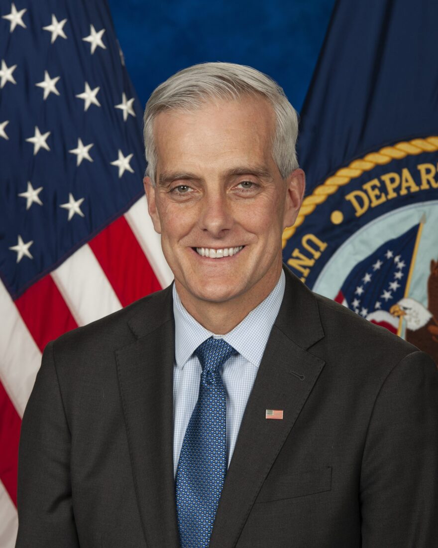 U.S. Secretary of Veterans Affairs Denis McDonough's official portrait provided by the Department of Veterans Affairs.