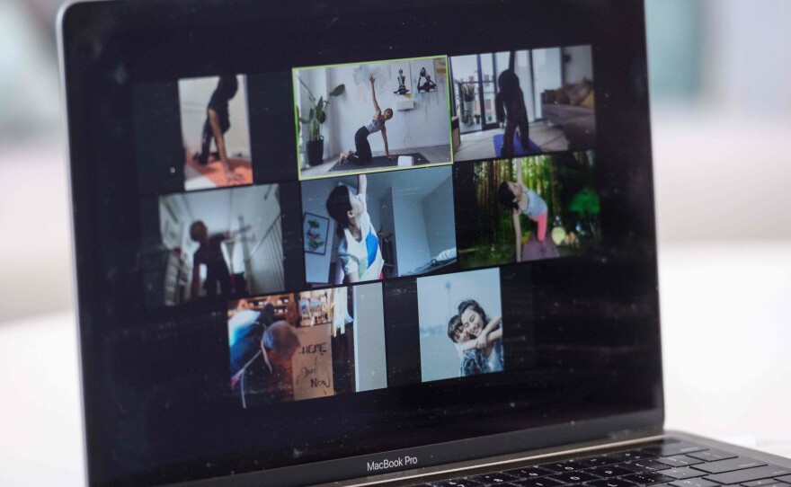 Fitness classes are among the many elements of daily life that moved to Zoom during the pandemic.