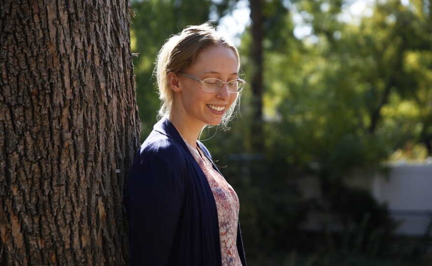 Sarah Bellatti is a student contact tracer at the University of Colorado Boulder. One of the biggest challenges for Bellatti — as well as contact tracers throughout the U.S. — is compliance.