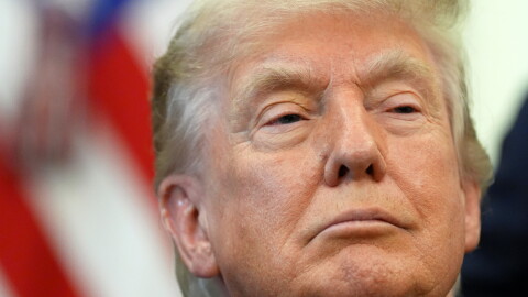 President Donald Trump is pictured during an event where he signs a proclamation about the fishing industry, in the Oval Office of the White House, Thursday, June 11, 2026, in Washington.