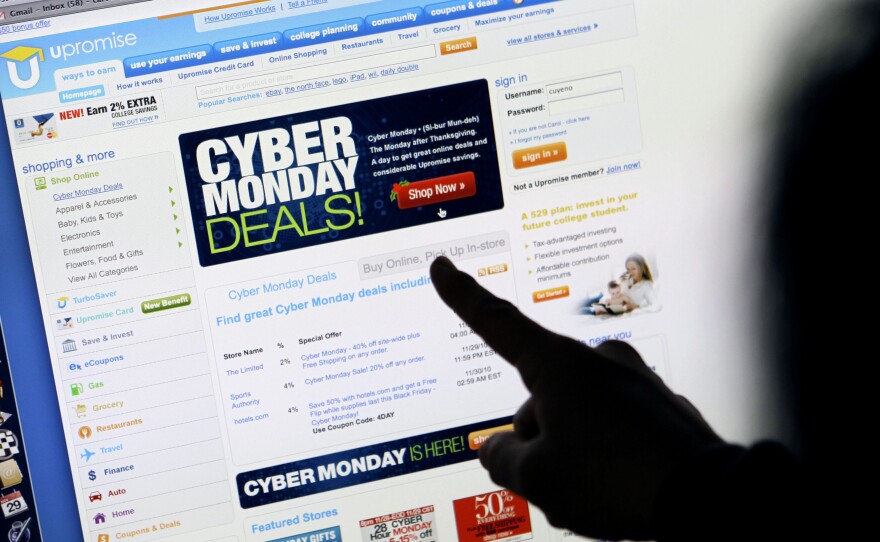 Online shopping during Cyber Monday rose more than 28 percent from a year ago, according to IBM Benchmark.