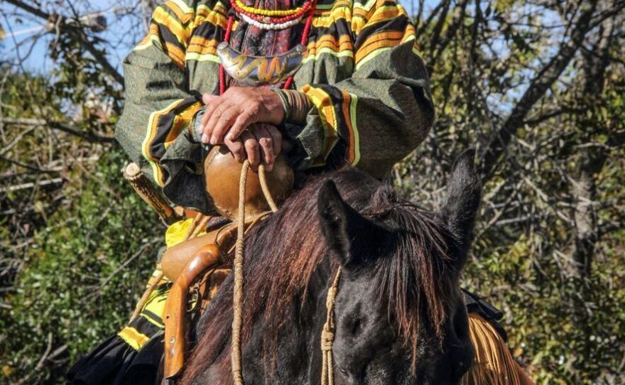 Moses Jumper is a member of the Snake Clan, a former athletic director for the tribe, and a popular re-enactor in Seminole events around Florida.