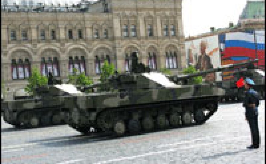 Tanks appeared in Red Square for the first time since the end of Communism during Russia's annual Victory Day parade in May.