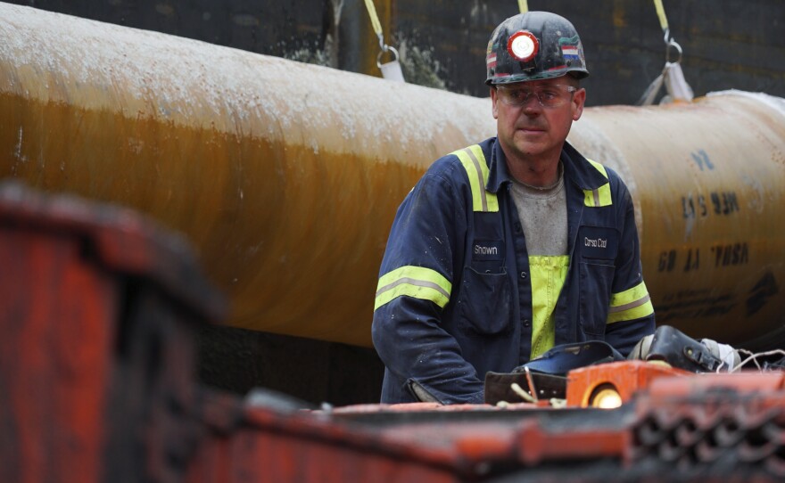 President Trump praised the 2017 opening of this mine in Friedens, Pa., which created around 100 jobs.