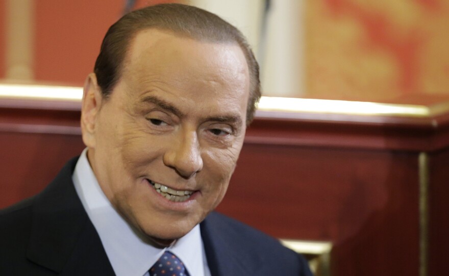 Former Italian Prime Minister Silvio Berlusconi, seen here in 2012.