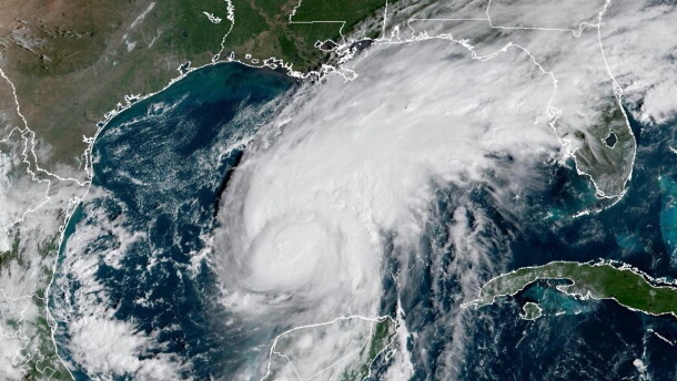This satellite image from the National Oceanic and Atmospheric Administration shows Hurricane Isaias surging toward the U.S. Gulf Coast on Thursday, Oct. 8, 2026.