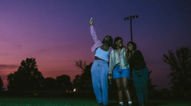 Lauren (Dezi Bing), Z (Denée Benton) and Tasha (Sasha Compère) embark on a road trip in search of a fourth friend in Dreams in Nightmares.