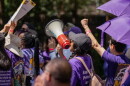 Supporters of SEIU Local 1000, rally in front of the Governor's Mansion in Sacramento on June 8, 2023.
