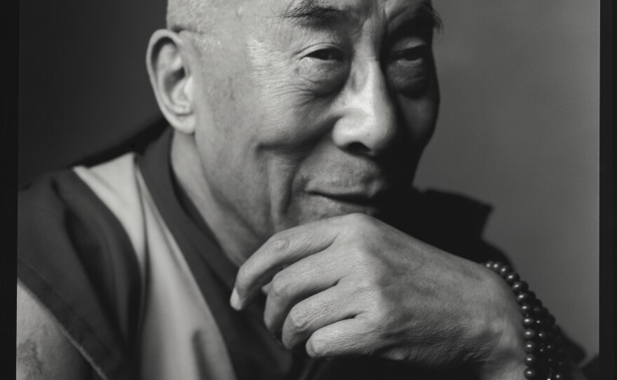 The monks who accompanied the Dalai Lama to his portrait session told Seliger not to ask him to remove his glasses or his watch — but that's exactly what Seliger did.