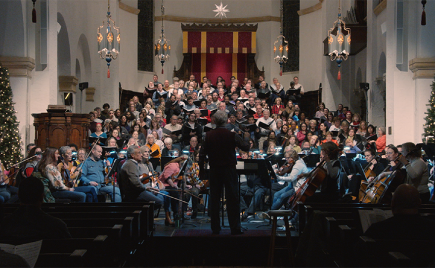 The Bach Festival Society puts on a yearly performance which fills the beautiful Knowles Memorial Chapel at Rollins College with the sounds of the holiday season. 