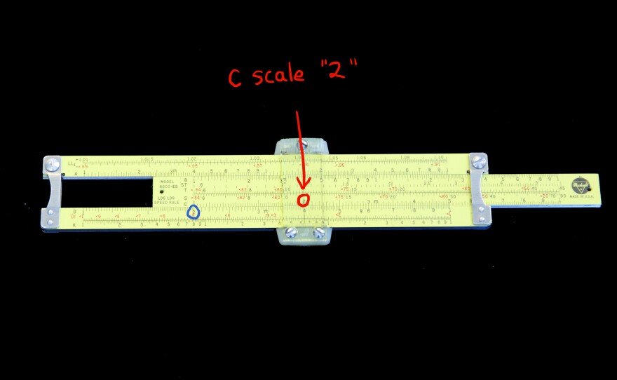 Step 3: Locate the C scale number 2